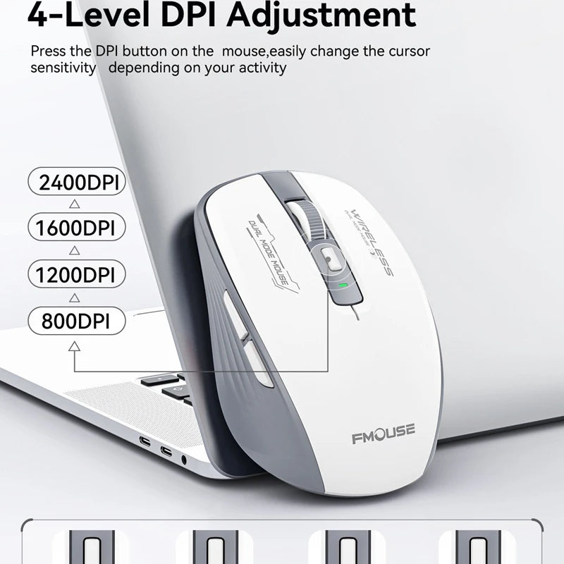 Xiaomi M303L souris sans fil Bluetooth 2.4G double Mode 1600 DPI tablette silencieuse ordinateur Portable bureau souris Portable pour Android ios