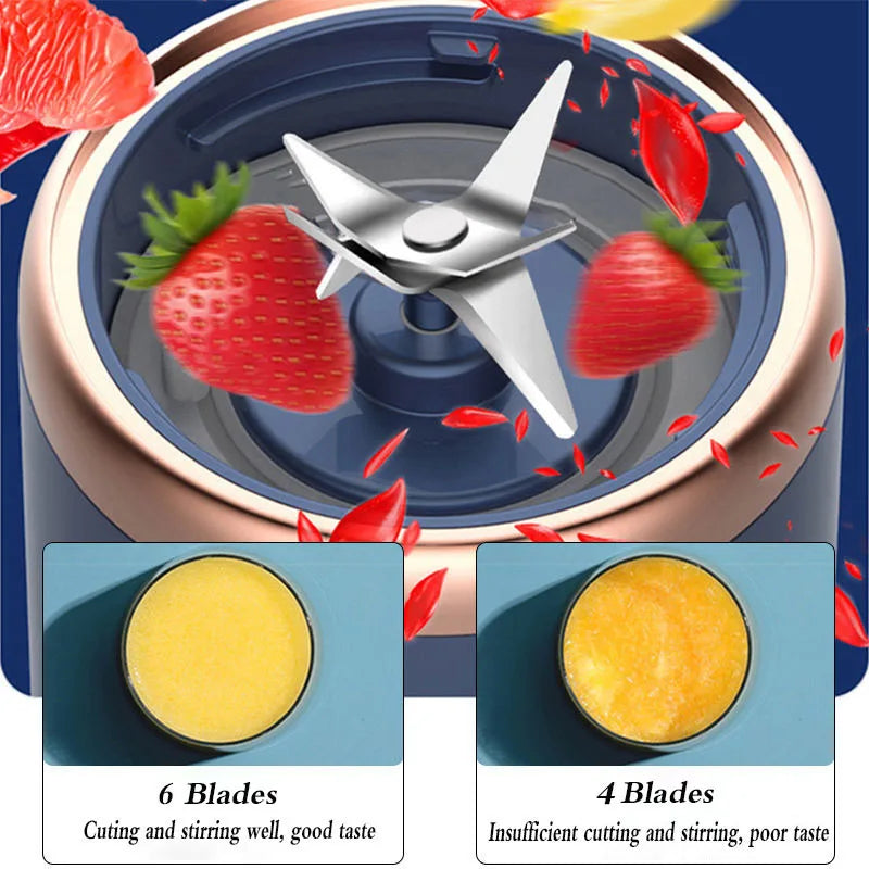 Double tasse multifonction Usb mélangeurs de fruits presse-agrumes Portable électrique presse-agrumes mélangeur fruits presse-agrumes tasse alimentaire Milkshake fabricant de jus