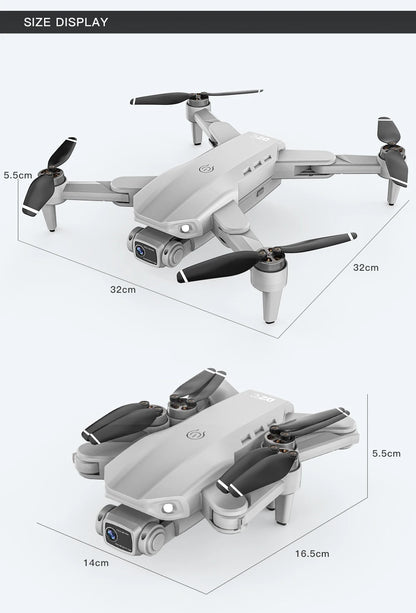 LYZRC L900 PRO GPS Drone 4K professionnel HD double caméra 5G WIFI moteur sans brosse FPV quadrirotor pliable photographie aérienne Drone