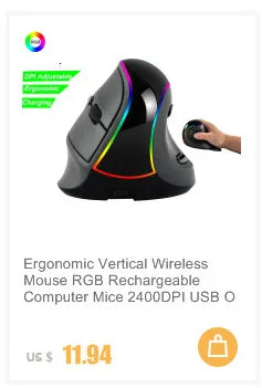 Souris Laser portable ergonomique, commande au pouce, sans fil, optique, filaire, USB, pour ordinateur portable et PC, nouvelle collection