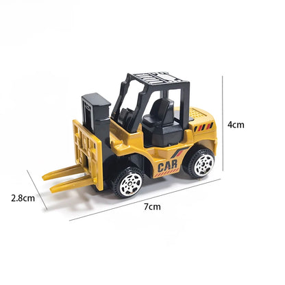 Ensemble de voiture et camion grue, jouets de Parking, véhicule d'ingénierie en alliage, tracteur, pelle, Construction pour garçon, cadeau d'anniversaire pour enfants