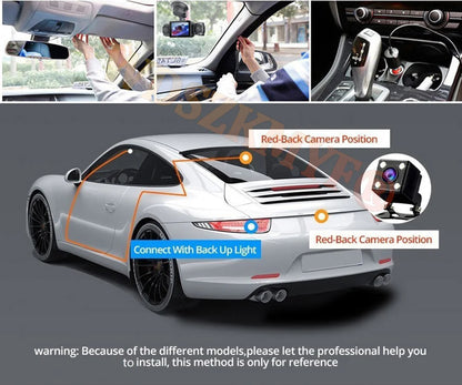 NOUVEAU 360 °   Caméra de voiture 3/4 objectif 1080P Dash Cam Auto 1080P caméra d'enregistrement de voiture voiture DVR avant gauche droite caméra de recul boîte noire dashcam voiture，caméra de recul，caméra voiture