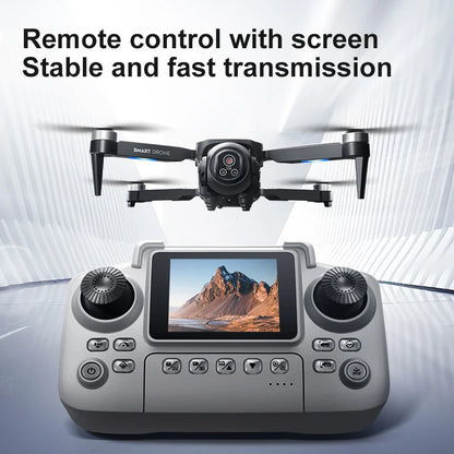 Drone de contrôle d'écran D18, moteur sans balais, quatre côtés d'évitement d'obstacles, flux optique 5G WiFi FPV, avion de photographie aérienne