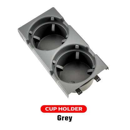 Nouveau Double trou style de voiture Console centrale avant boîte de rangement pièce de monnaie + porte-gobelet pour BMW E46 série 1999-2006 51168217953