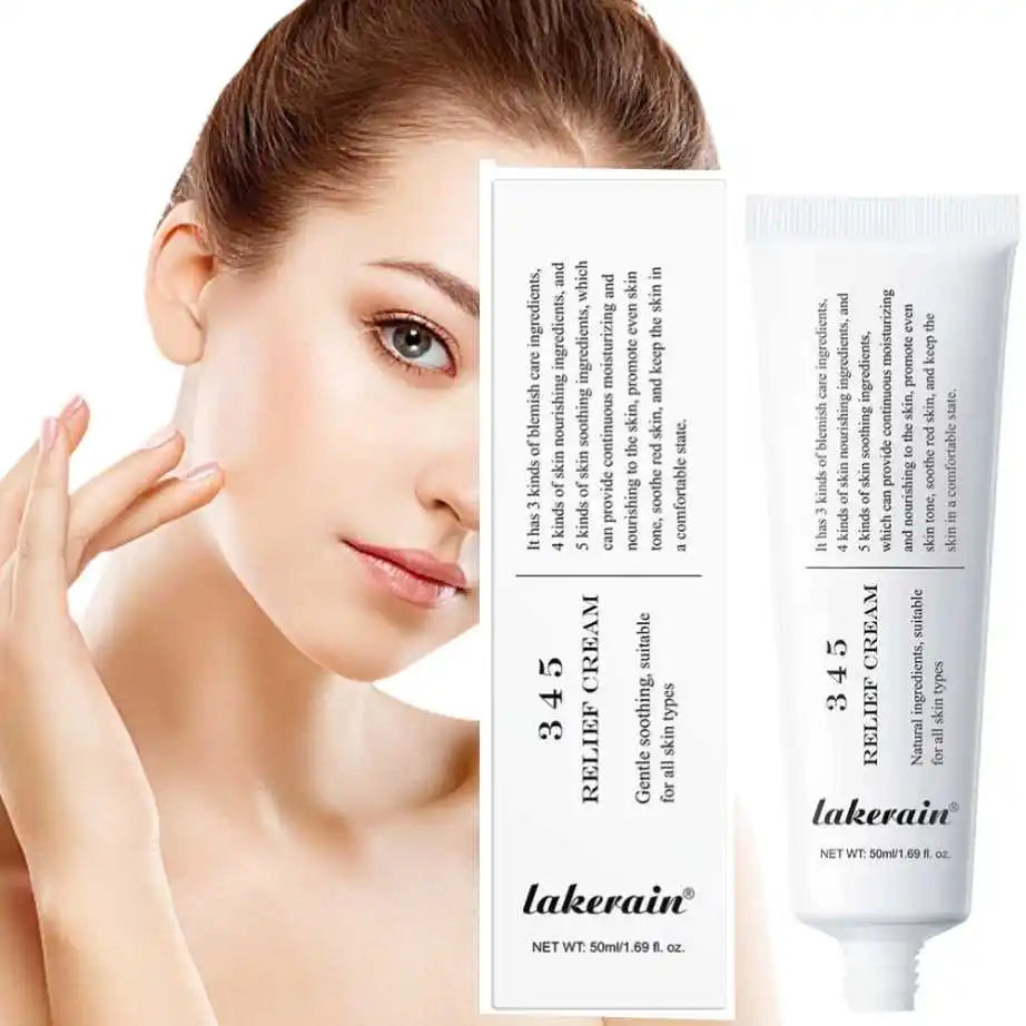 345 crème apaisante réparation du visage pour améliorer les défauts de la peau fournir un soin apaisant Lifting du visage beauté hydratant crème apaisante