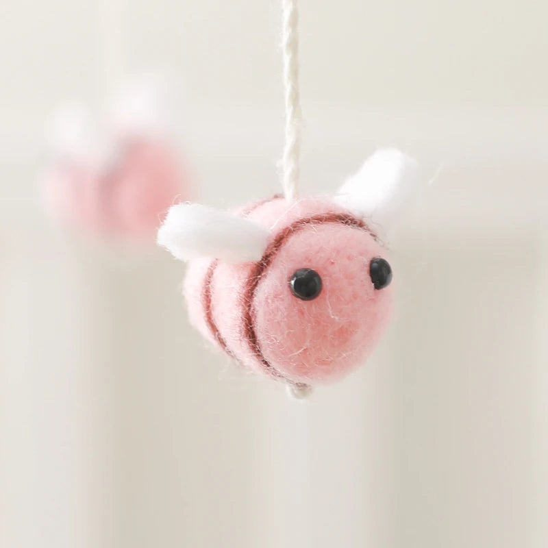 Berceau de bébé lit Mobile cloche hochet jouets en bois Crochet étoiles pendentif lit cloche jouets nouveau-né confort berceau support suspendus jouets cadeaux