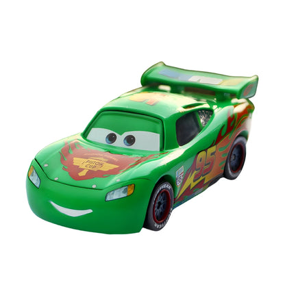 Disney Pixar-Voitures Rains Mcqueen Mack UnmunCollection pour enfants, véhicules moulés sous pression, modèle de jouet en alliage, cadeau, 3 jouets, 1:55