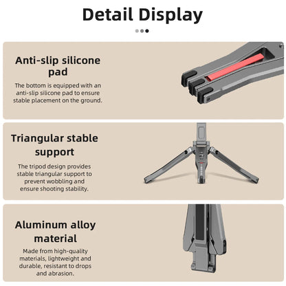 Support magnétique pour iPhone 16 15 14 13 Pro/Pro Max, accessoires universels pour trépied magnétique Magsafe en alliage d'aluminium pour téléphone