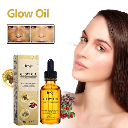 Huile pour le visage Anti-âge traitement du visage hydratant réducteur de rides pour peau sèche huile de rose musquée éclaircissante 30ml Non grasse
