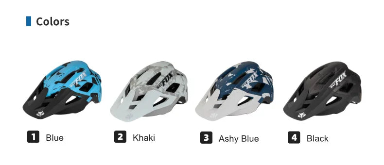 BATFOX-Casque de vélo pour homme, casque de vélo, casque de vélo de montagne, casque de vélo VTT, casquettes de vélo