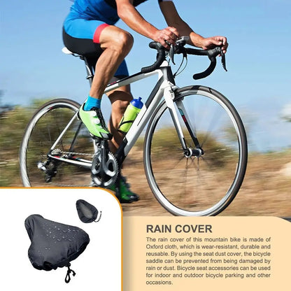 Selle de vélo d'extérieur imperméable, housse de pluie, accessoires de vélo de sport, housse anti-poussière, protection UV pour VTT