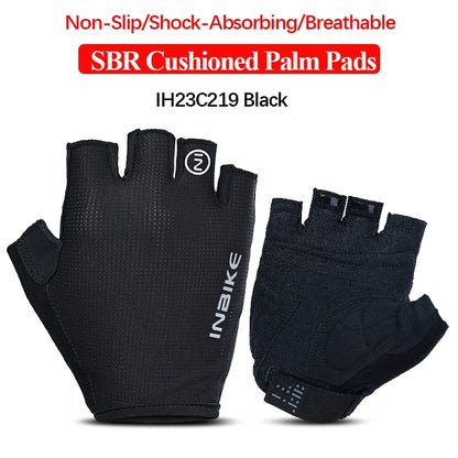 INBIKE antichoc GEL Pad gants de cyclisme demi doigt gants de Sport hommes femmes été vélo gymnase Fitness gants vtt gants IF239