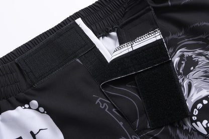 Cody Lundin nouveaux modèles personnalisés manches courtes Polyester extensible éruptions cutanées Shorts MMA BJJ ensembles avec ceinture en caoutchouc