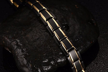 Offre spéciale de luxe mode santé énergie Bracelet hommes en acier inoxydable Bio magnétique Anti-fatigue Anti-rayonnement Bracelets bijoux