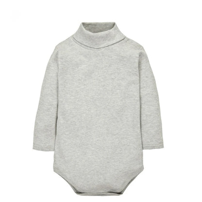 Body pour bébé garçon, manches longues, Triangle, 100% coton, combinaison douce et confortable, couleur unie, mode Simple, col haut, 0-24 mois