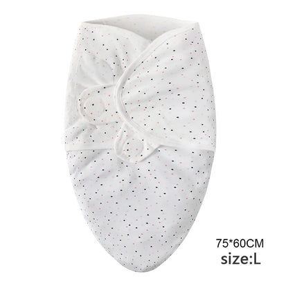 Ensemble de couverture et chapeau pour bébé de 0 à 6 mois, en coton imprimé de dessin animé, emmaillotage réglable pour nouveau-né, enveloppes de couchage pour nourrissons, toutes saisons