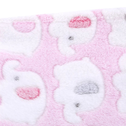Couverture de dessin animé éléphant mignon pour bébé, produits pour bébé, nouveau-né, climatisation, lieux de couette, oreiller en velours, couette, utilisation pour les touristes