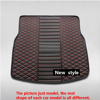 Tapis de sol de voiture en cuir de luxe personnalisé pour Renault Clio 4 2013 2014 2015 2016, ensemble complet d'accessoires imperméables pour femmes