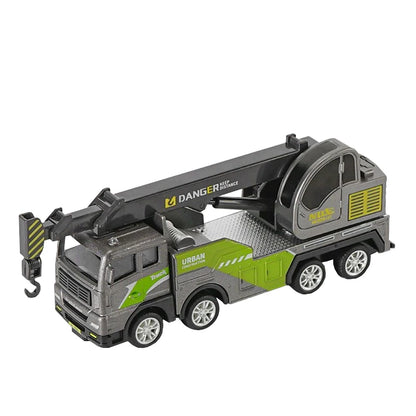 1/50 modèle voiture Bulldozer camion pelle grue chariot élévateur Construction ingénierie véhicule jouets pour garçons enfants jouets éducatifs