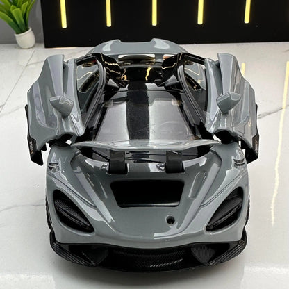 1: 32 Malaren 765TL rapide et furieux 7 modèle de voiture en alliage moulé sous pression jouet avec son et lumière véhicules décoration jouets pour enfants cadeau