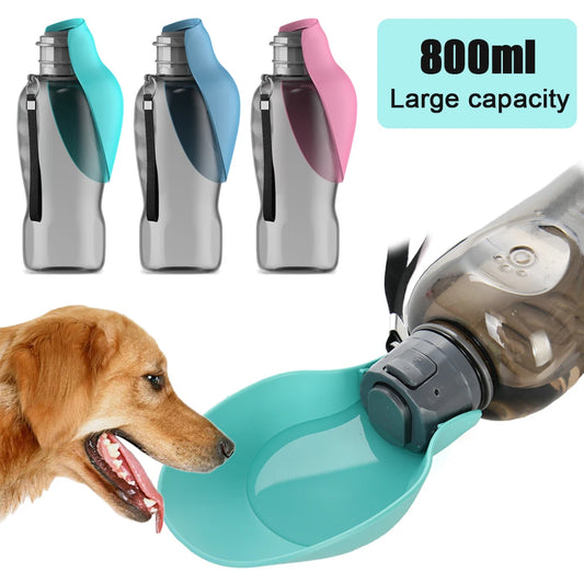 Portable Chien Bouteille D'eau Pour Les Petits Grands Chiens En Plein Air Marche Chiot Potable Bol Chat Buveur Labrodor Yorkshire Fournitures Pour Animaux De Compagnie