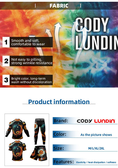 Cody Lundin nouveaux modèles personnalisés manches courtes Polyester extensible éruptions cutanées Shorts MMA BJJ ensembles avec ceinture en caoutchouc