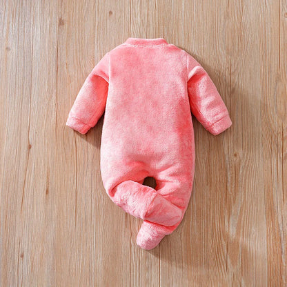 Vêtements pour bébé, mignon dessin animé licorne 3d, flanelle douce pour garçons et filles de 0 à 18 ans, automne et hiver, sac pour bébé à manches longues, combinaison de pied