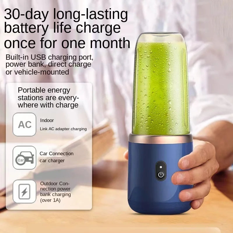 Presse-fruits électrique multifonction à double tasse, presse-agrumes portable, mélangeur de fruits, Milkshake, fabricant de jus, USB, Ju479