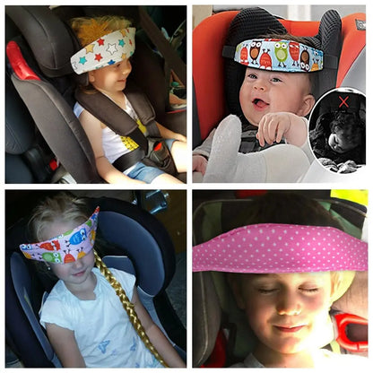 Support de tête de siège de voiture pour bébé, ceinture de fixation réglable pour garçon et fille, positionneur de sommeil, oreiller de sécurité pour bébé, protection de tête pour bébé
