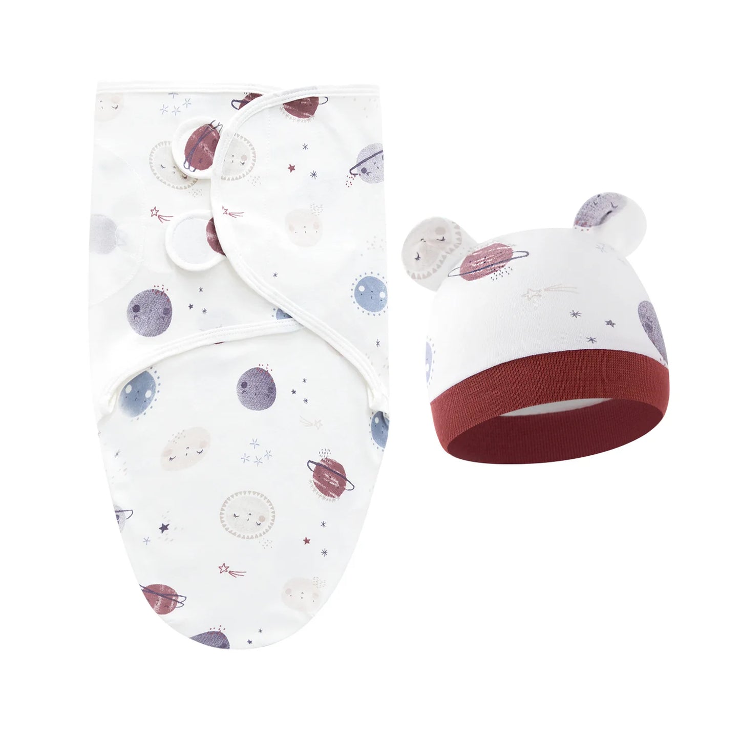 Bébé lange d'emmaillotage doux cocon bébé couvertures nouveau-né lange d'emmaillotage chaud coton bébé literie couverture