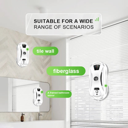 PuRuiKai Robot aspirateur Ultra mince nettoyage de vitres robot fenêtre électrique verre limpiacristales télécommande pour la maison