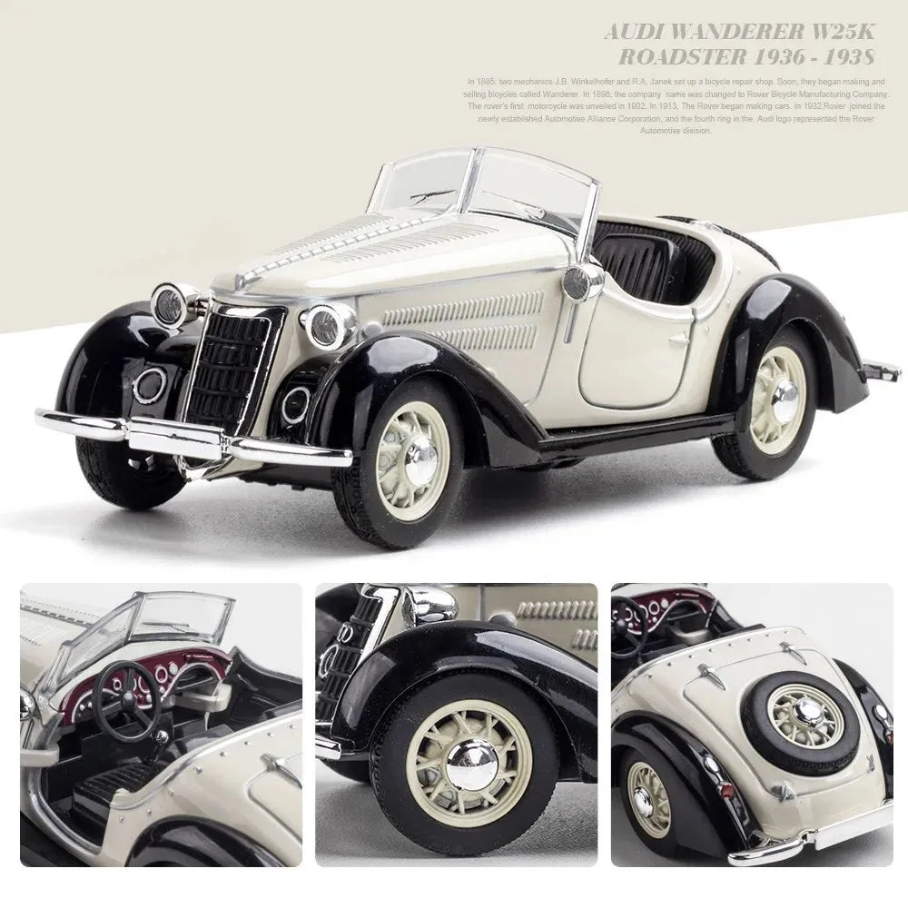 Modèle de véhicule 1:32, jouet Super classique à retirer, Collection éducative, porte ouverte, modèle de voiture, cadeau pour Audi