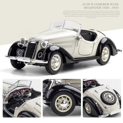Modèle de véhicule 1:32, jouet Super classique à retirer, Collection éducative, porte ouverte, modèle de voiture, cadeau pour Audi