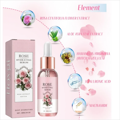Toner hydratant à l'essence de Rose, hydratation en profondeur, hydratant longue durée, nettoyage des impuretés, lueur hydratante