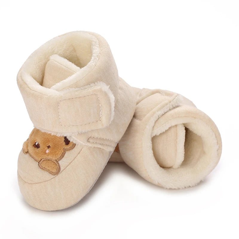 Mode bébé filles garçons mignon doux dessin animé coton enfant en bas âge chaussures premier marcheur chaussures pour les nouveau-nés