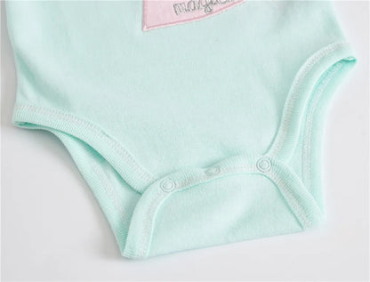 Vêtements Pour bébés filles, 3 pièces/lot, Body en coton à manches courtes pour filles de 0 à 12 mois, vêtements pour nouveau-nés garçons et tout-petits