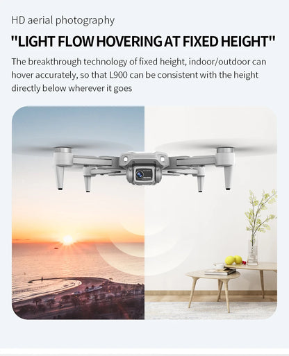 LYZRC L900 PRO GPS Drone 4K professionnel HD double caméra 5G WIFI moteur sans brosse FPV quadrirotor pliable photographie aérienne Drone