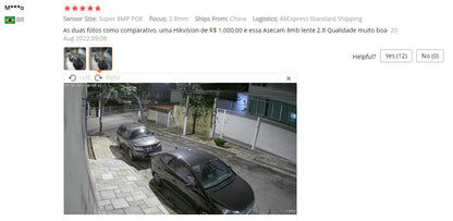 4K 8MP ip camera video surveillance extérieure POE avec codec H.265 et protocole Onvif système infrarouge