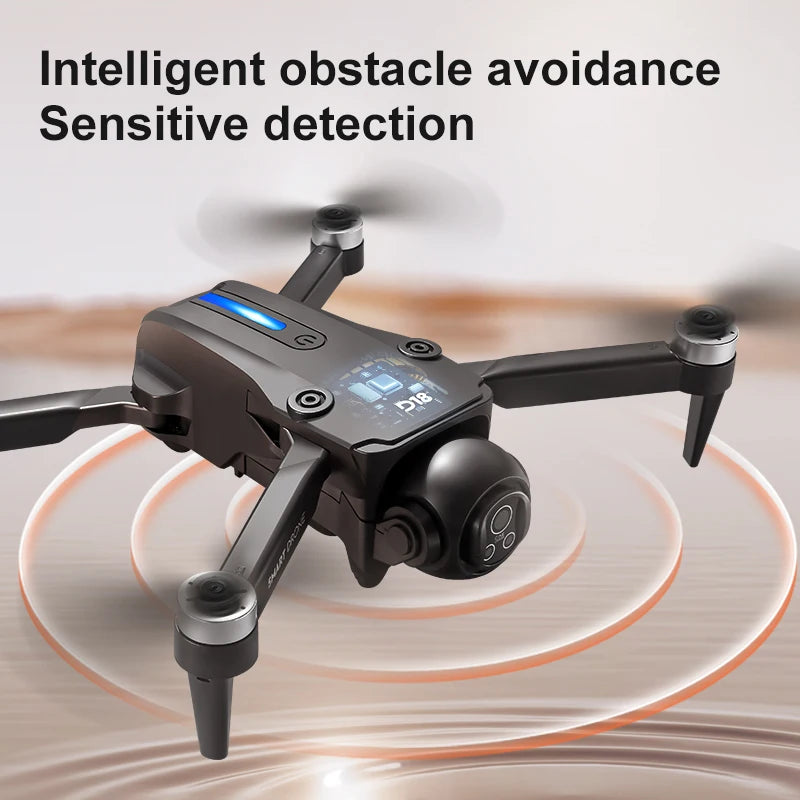 Drone de contrôle d'écran D18, moteur sans balais, quatre côtés d'évitement d'obstacles, flux optique 5G WiFi FPV, avion de photographie aérienne