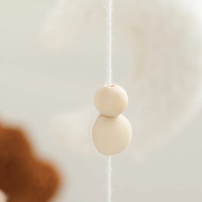 Berceau de bébé lit Mobile cloche hochet jouets en bois Crochet étoiles pendentif lit cloche jouets nouveau-né confort berceau support suspendus jouets cadeaux
