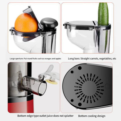Mélangeur 500W pour mélangeurs de fruits de cuisine, presse-agrumes électrique Portable, filtre de séparation des résidus de jus, machine à jus d'orange