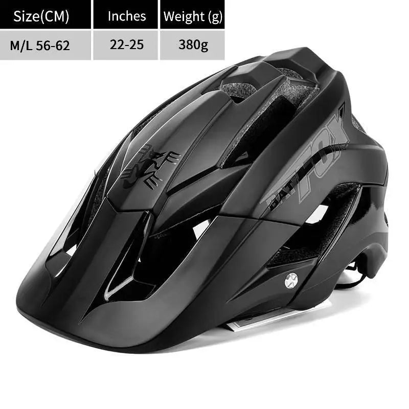 BATFOX-Casque de vélo pour homme, casque de vélo, casque de vélo de montagne, casque de vélo VTT, casquettes de vélo