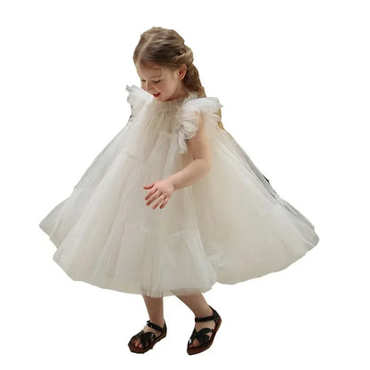 Robe d'été pour bébé fille, tenue de fête d'anniversaire, tutu