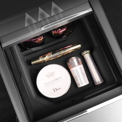 Boîte de rangement pour Console centrale Tesla, nouveau modèle Y 2025, lancement Juniper modèle 3 Highland 2024, boîte d'accoudoir, coussinet supérieur et inférieur en Silicone