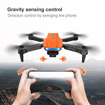 Drone professionnel E99 Pro avec caméra 4K, photographie aérienne, caméra HD pour touristes, évitement d'obstacles à trois côtés, quadrirotor
