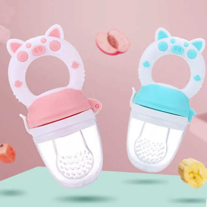 Cuillère d'alimentation pour bébé, extracteur de jus, tasse de sucette, molaires, biberon en Silicone, gomme, fruits, légumes, morsure, manger auxiliaire