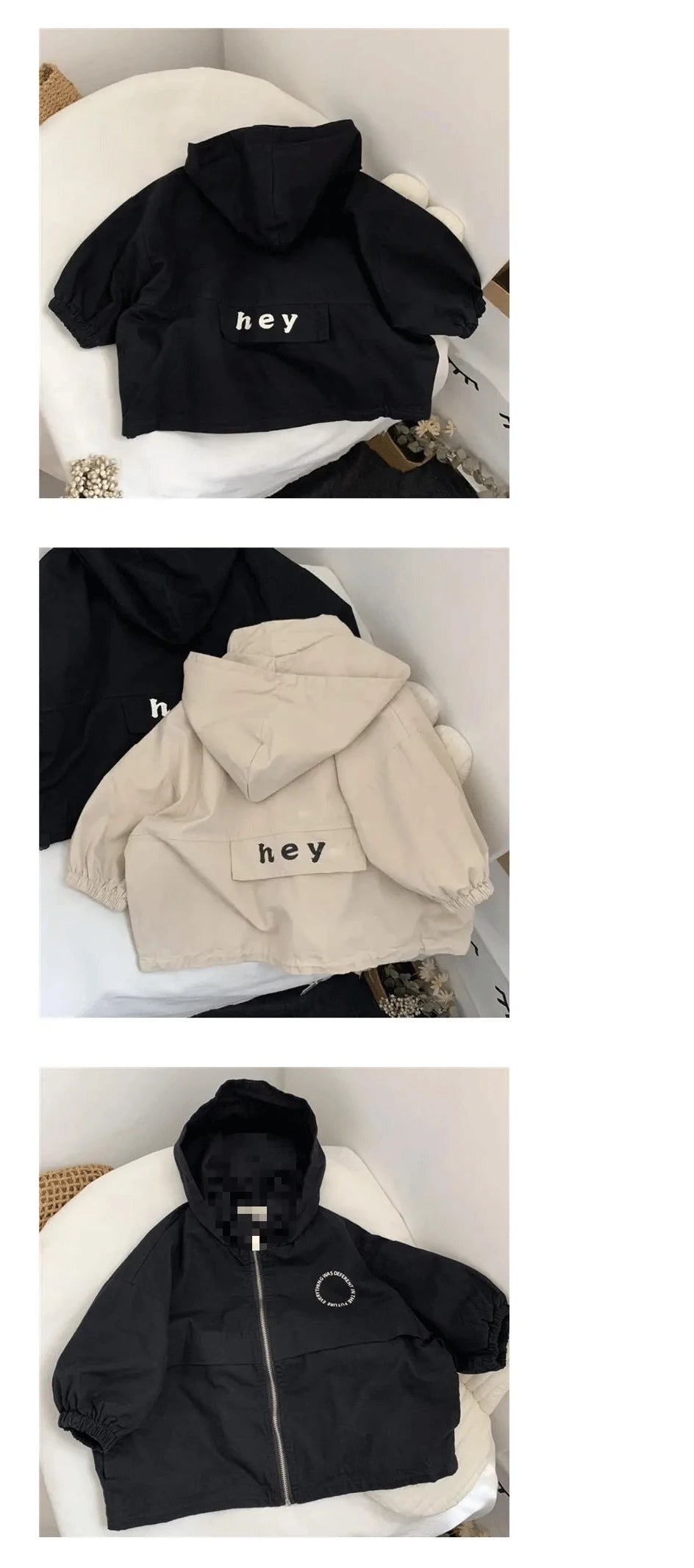 Veste à Capuche avec Fermeture Éclair pour Enfant Garçon et Fille, Vêtement à la Mode avec Dessin Animé, Chemise avec Lettres, Nouvelle Collection Printemps Automne 2024