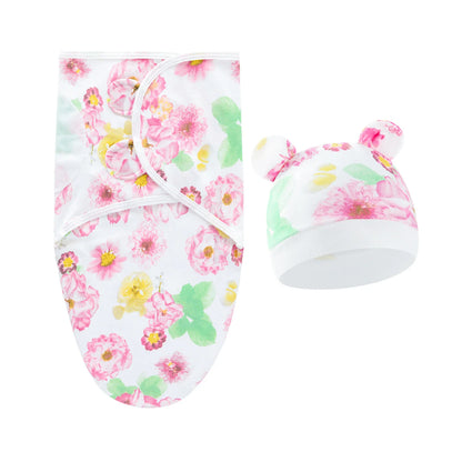 Bébé lange d'emmaillotage doux cocon bébé couvertures nouveau-né lange d'emmaillotage chaud coton bébé literie couverture