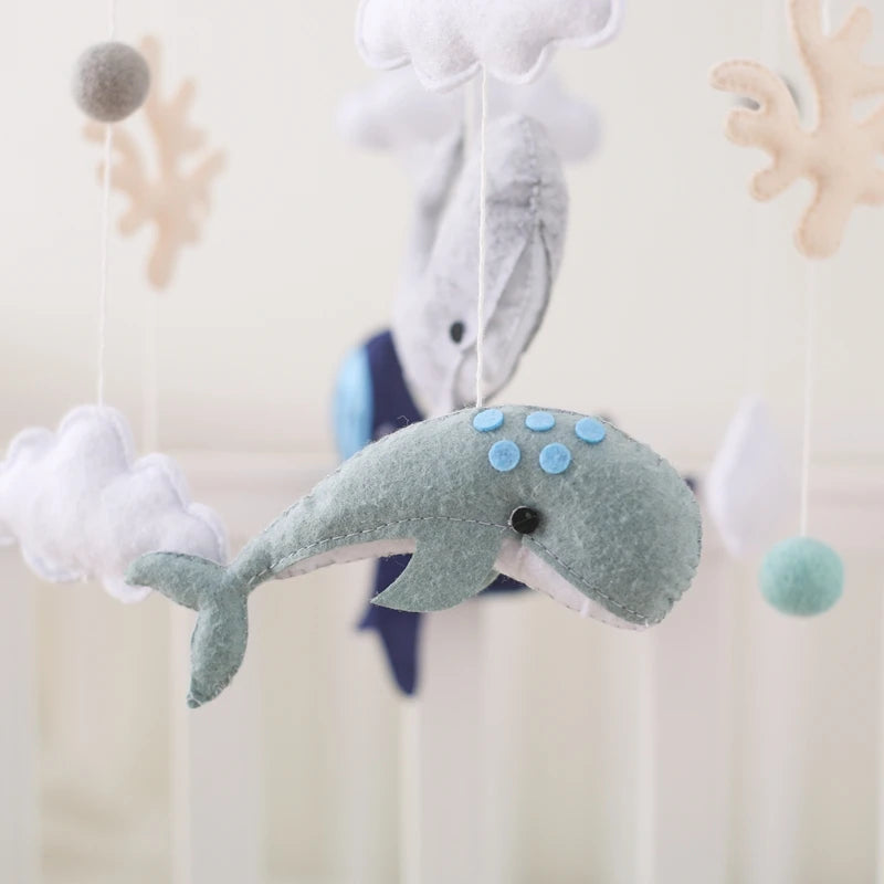 Berceau de bébé lit Mobile cloche hochet jouets en bois Crochet étoiles pendentif lit cloche jouets nouveau-né confort berceau support suspendus jouets cadeaux