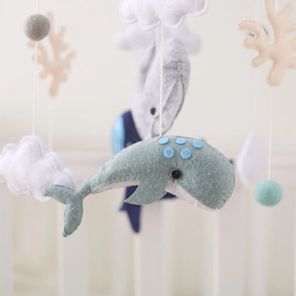 Berceau de bébé lit Mobile cloche hochet jouets en bois Crochet étoiles pendentif lit cloche jouets nouveau-né confort berceau support suspendus jouets cadeaux